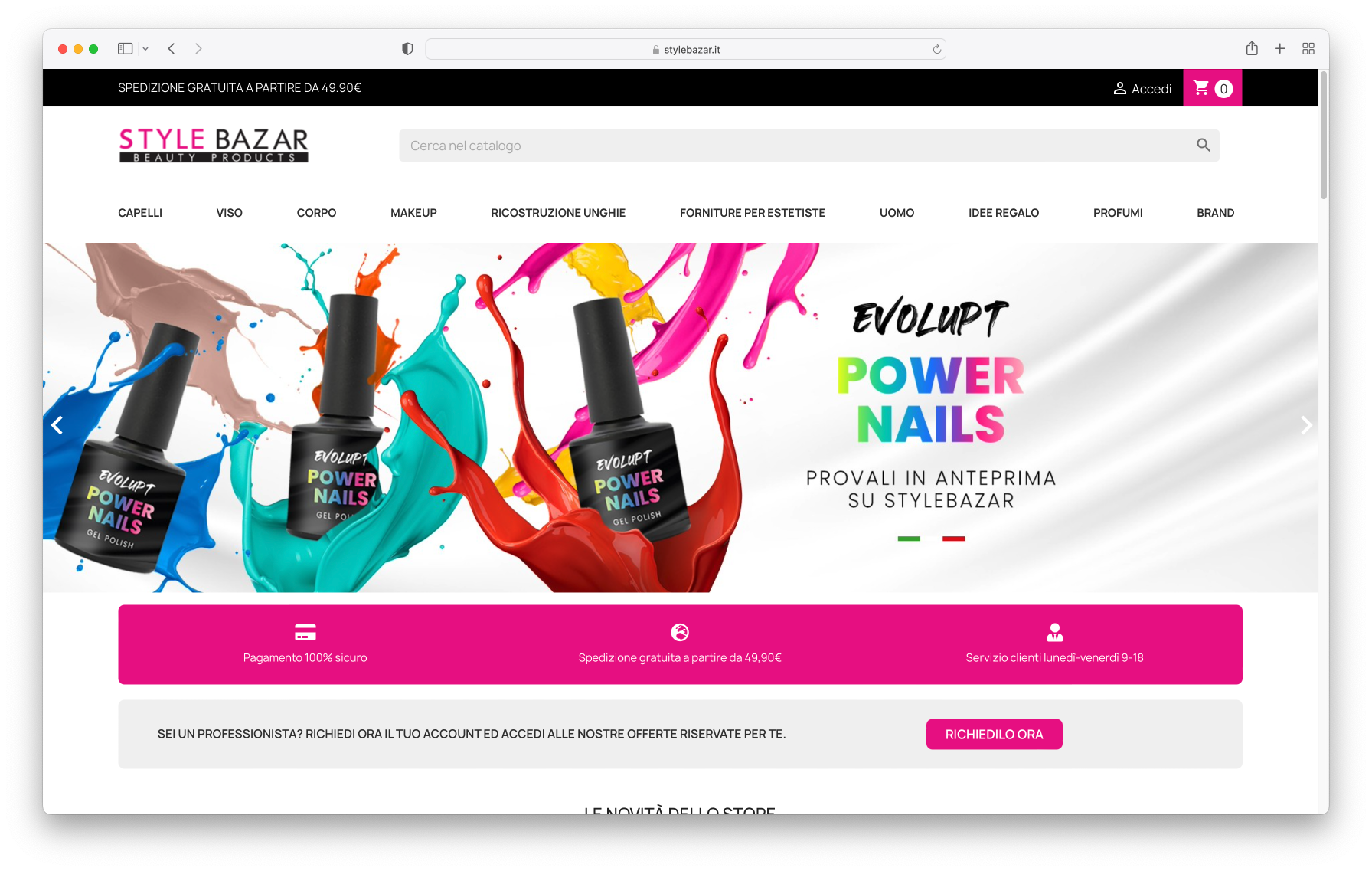 Style Bazar e-commerce